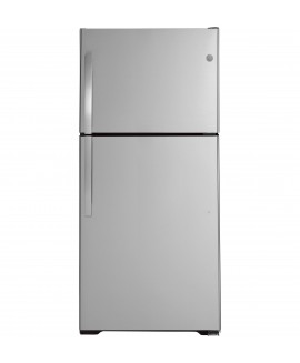 GE 21.9 Cu. ft. Stainless Top-freezer Refrigerator 