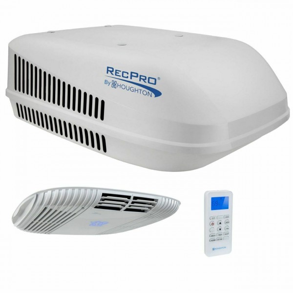 RV Air Conditioner 15K Quiet AC Unit with Heat Pump, Remote Control 