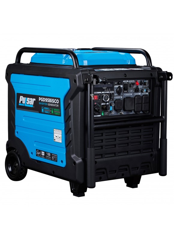 Pulsar PGD95BISCO 9500 Watt Super Quiet Dual Fuel Inverter Generator with Co Alert &#038; Remote Start
