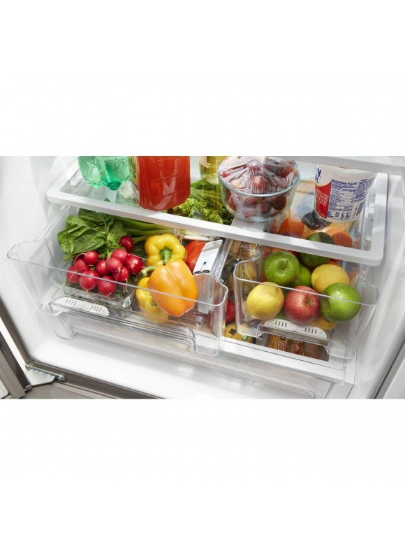 Whirlpool WRF560SEHW 30-Inch Wide French Door Refrigerator - 20 Cu. ft. White