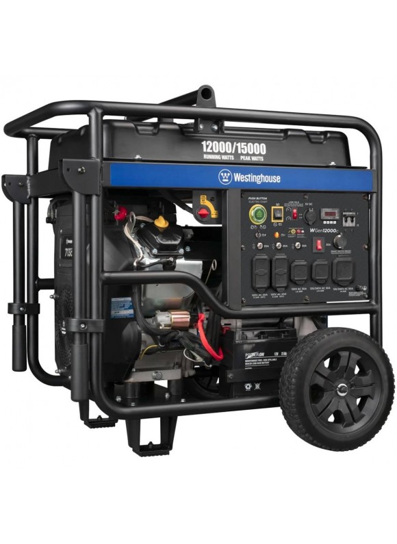 Westinghouse 15,000W Home Backup Portable GAS Generator with Electric Start &#038; Co Sensor