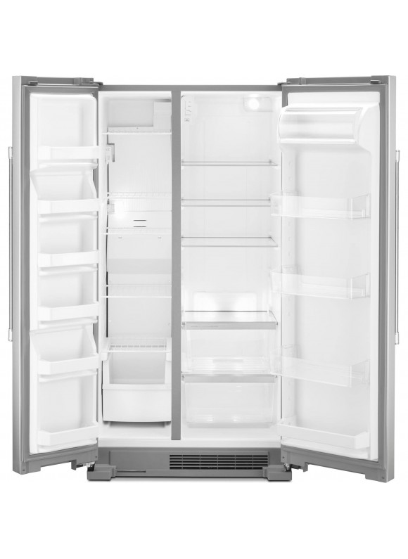 Maytag MSS25N4MKZ 36-Inch Wide Side-by-Side Refrigerator - 25 Cu. ft. Stainless Steel