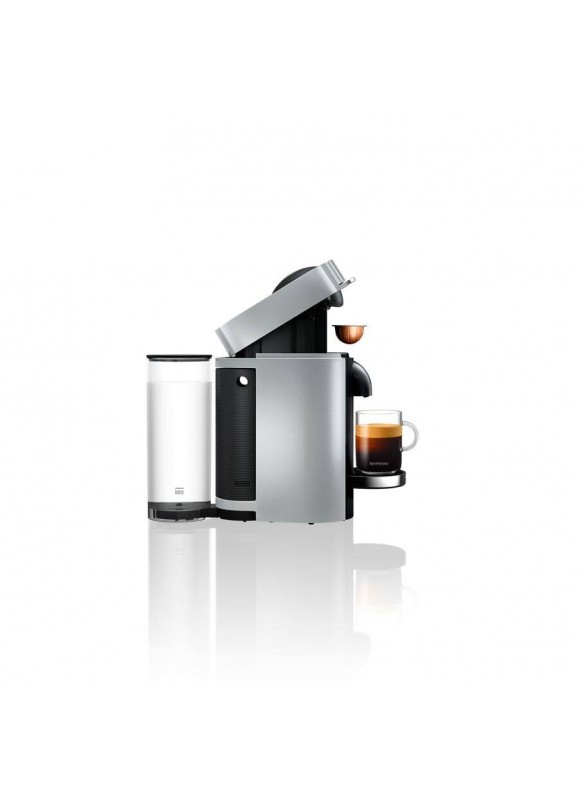 Nespresso VertuoPlus Deluxe Coffee and Espresso Machine by De'Longhi with AEROCINNO, Silver - ENV155SAE