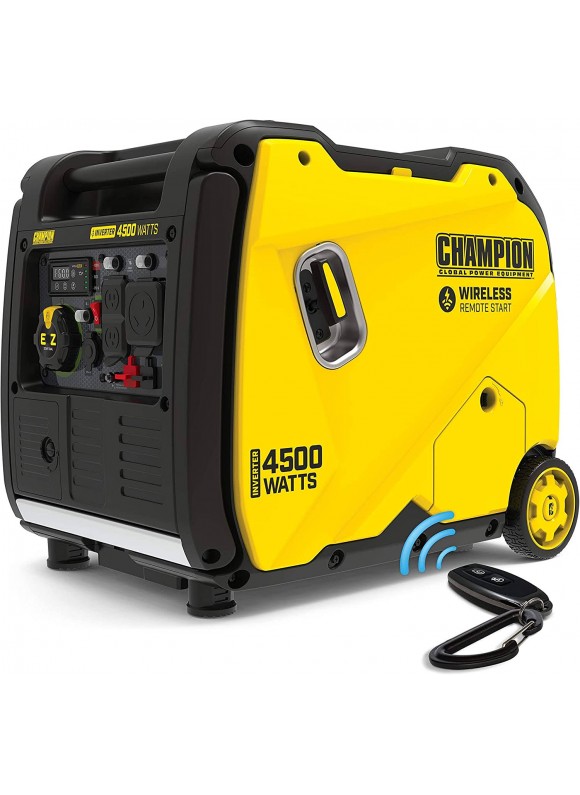Champion Power Equipment 4650-Watt Recoil Start Gasoline Powered RV Ready Inverter Generator with Co Shield and Quiet Technology 201154