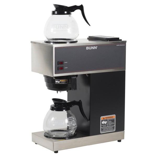 Bunn VPR-2GD 12-Cup Pourover Commercial Coffee Brewer - Black 