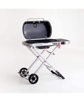 Weber Traveler Portable GAS Grill Stealth Edition Stainless steel / Black 