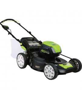 Greenworks GLM801602 Pro 21¨ 3-In-1 Lawn Mower - 80 V 