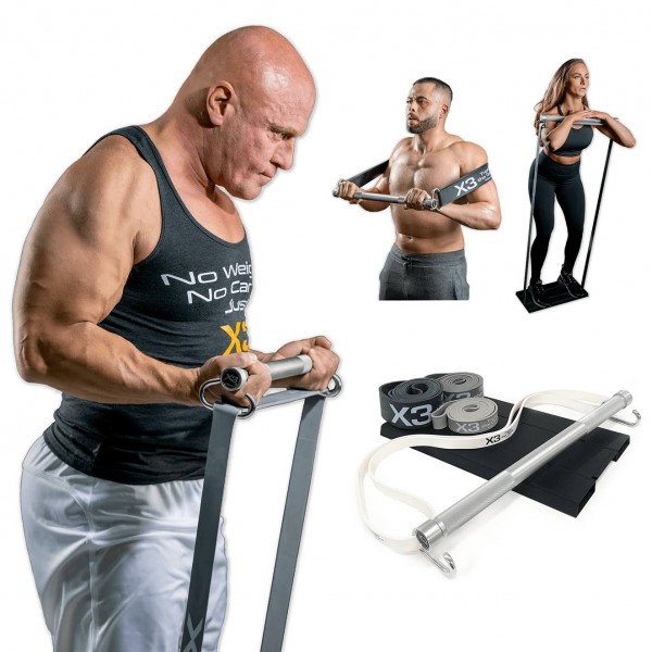 X3 Bar Elite | 10–300 lbs Strength Training System | Muscle - Silver 