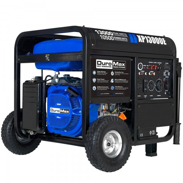 DuroMax XP13000HX 13,000 Watt Dual Fuel Portable Generator w/ Co Alert 