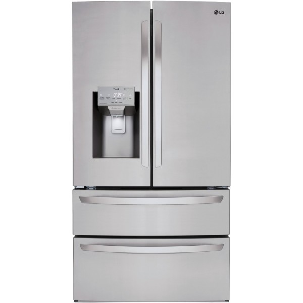LG LMXS28626S 28 Cu. ft. 4-Door French Door Refrigerator - Stainless Steel 
