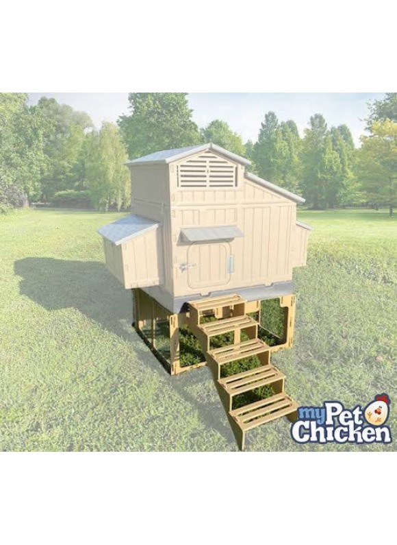 Durable Plastic Chicken Coop- Formex Snap Lock Large- Made in USA (White)