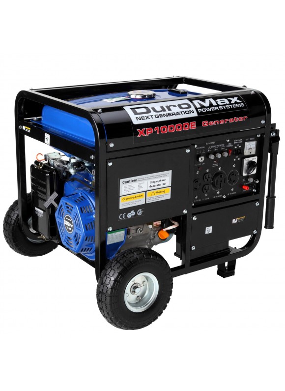 DuroMax 10,000W Portable Gas Power Camping RV Generator, XP10000E