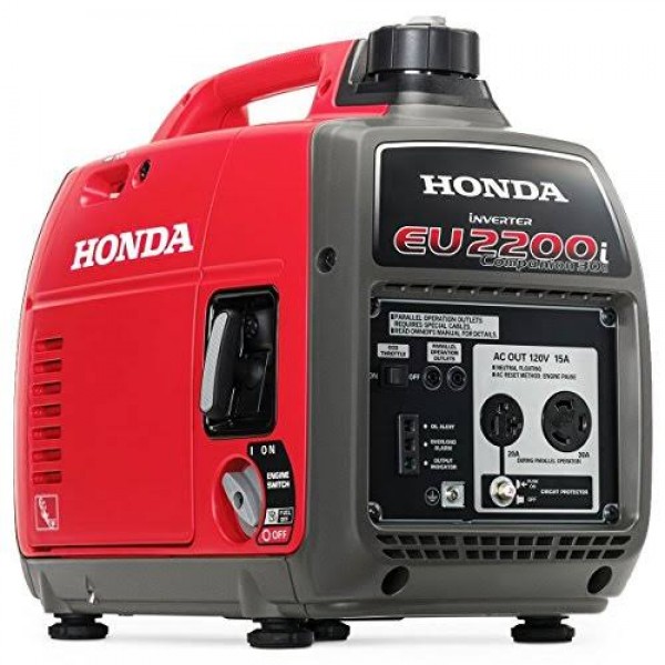 Honda EU2200i Companion 2200 Watt Portable Inverter Generator 