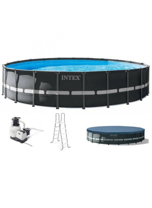 22ft x 52in Ultra XTR Frame Round Pool Set with Sand Filter Pump