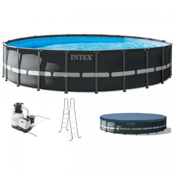 22ft x 52in Ultra XTR Frame Round Pool Set with Sand Filter Pump 