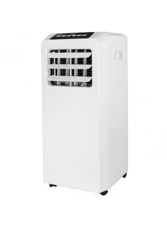 Barton 8,000 BTU Portable Air Conditioner Dehumidifier Fan A/C Cooling with Remote Control Kit, Size: 8000 BTU, White