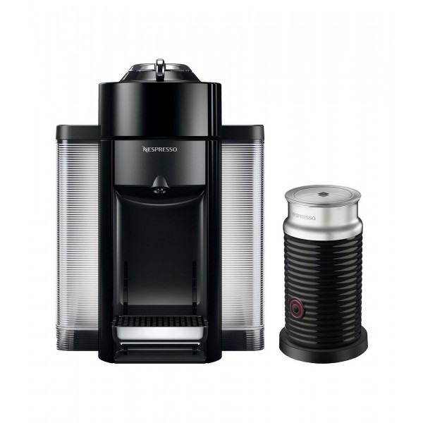 Nespresso by DeLonghi Vertuo Evoluo Coffee Espresso Maker Bundle - Black 