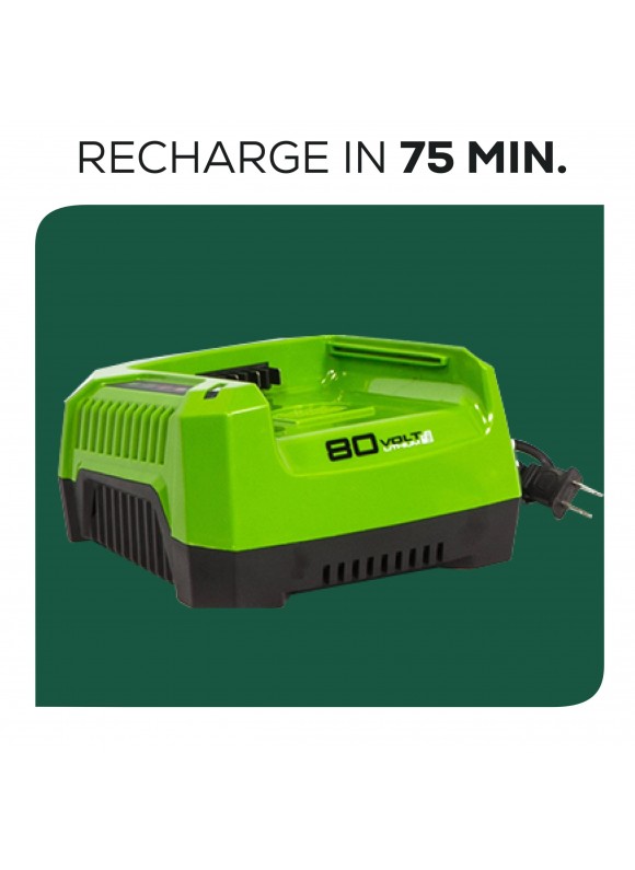 Greenworks Pro 80-Volt Max 21-in Push Cordless Lawn Mower 5 Ah (Battery &amp; Charger Included)