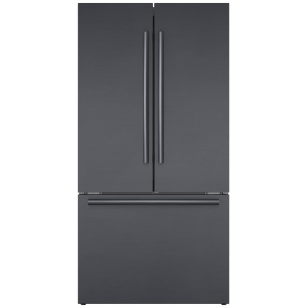 - 800 Series 21 Cu. ft. French Door Counter-depth Refrigerator - Black Stainless Steel 