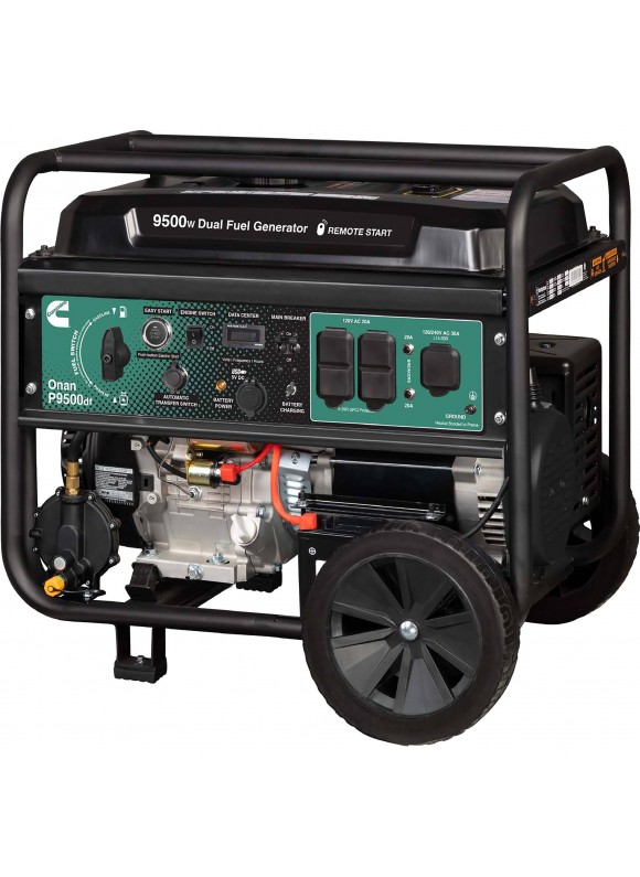 Cummins Onan P9500df Dual Fuel (Gas/LPG) Portable Generator