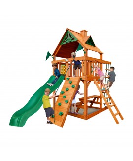 Gorilla Playsets Chateau Tower Swing Set 