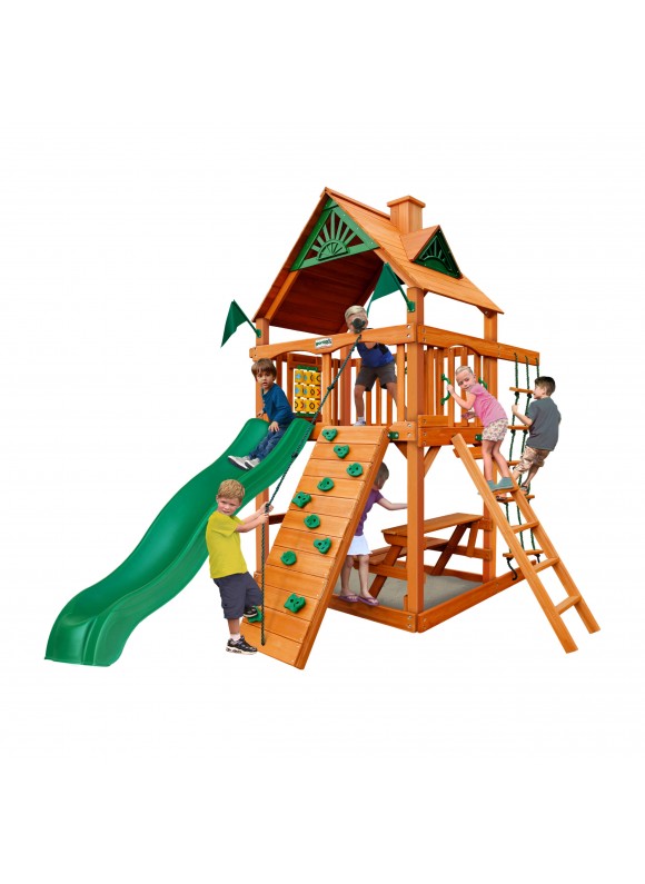Gorilla Playsets Chateau Tower Swing Set