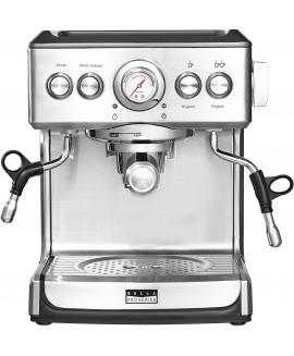 Bella Pro Series - Espresso Machine with 19 Bars of Pressure - Stainless Steel 