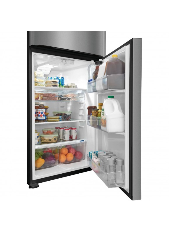 Frigidaire FFTR2045VS 20.0 Cu. ft. Top Freezer Refrigerator – Stainless Steel