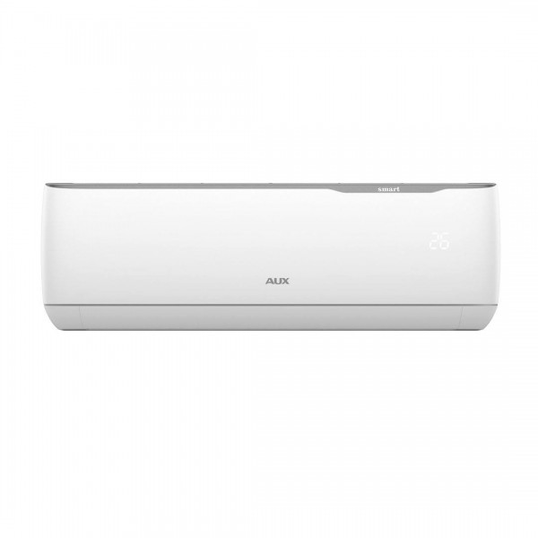 Aux 12,000 BTU Ductless Mini Split Air Conditioner with Heat Pump, 25' Line and WiFi Control White 