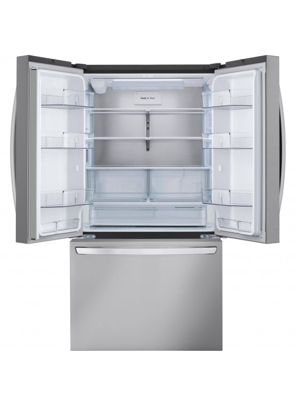 LG 27 cu ft French Door Refrigerator - Counter Depth Stainless Steel