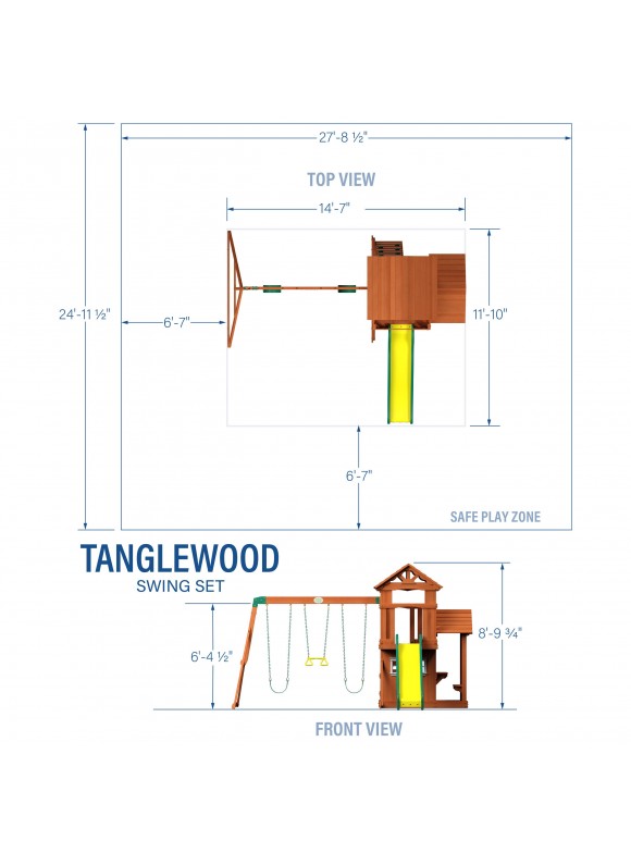 Backyard Discovery Tanglewood Swing Set