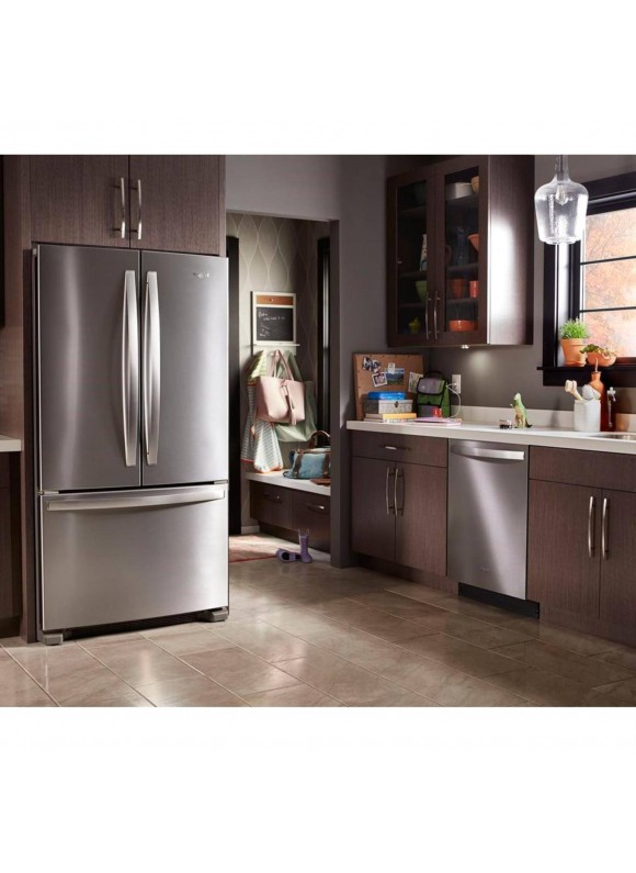 Whirlpool WRF535SWHZ 36-Inch Wide French Door Refrigerator with Water Dispenser - 25 Cu. ft. Stainless Steel