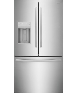 Frigidaire 27.8-cu ft French Door Refrigerator with Ice Maker (Fingerprint Resistant Stainless Steel) Energy Star | FRFS282LAF 