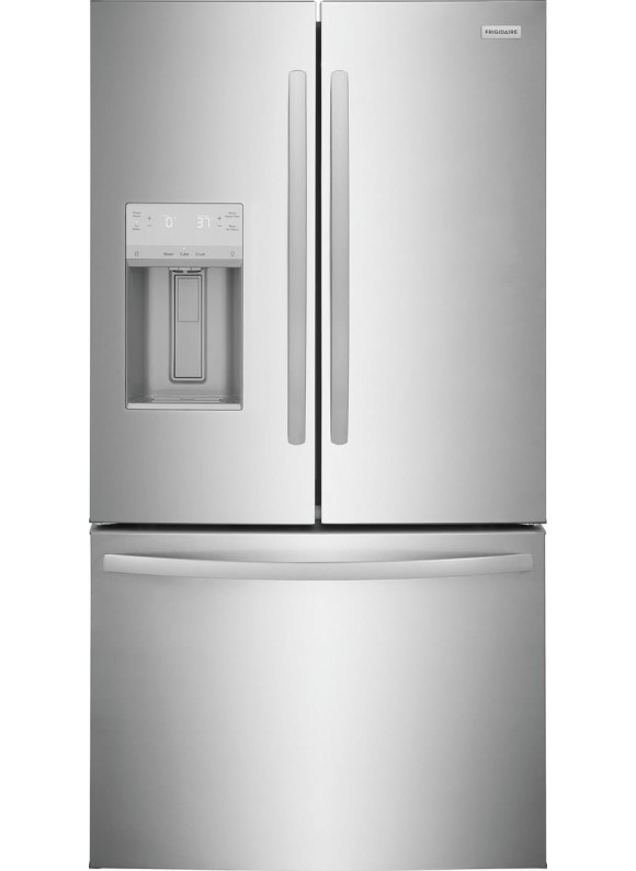 Frigidaire 27.8-cu ft French Door Refrigerator with Ice Maker (Fingerprint Resistant Stainless Steel) Energy Star | FRFS282LAF