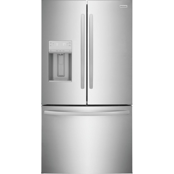 Frigidaire 27.8-cu ft French Door Refrigerator with Ice Maker (Fingerprint Resistant Stainless Steel) Energy Star | FRFS282LAF 