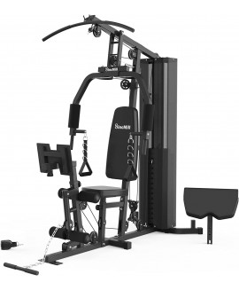 JX Fitness Home Gym Multifunctional Full Body Home Gym Equipment for Home Wlscm-1148l, Black 