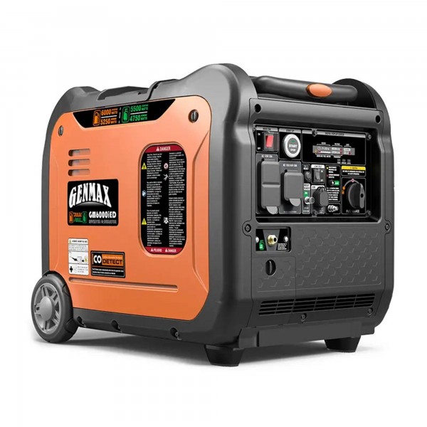 Genmax Portable Inverter Generator, 6000W Super Quiet GAS Propane Powered Engine with Remote/Electric Start, Ultra Lightweight for Backup Home Use &#038; 