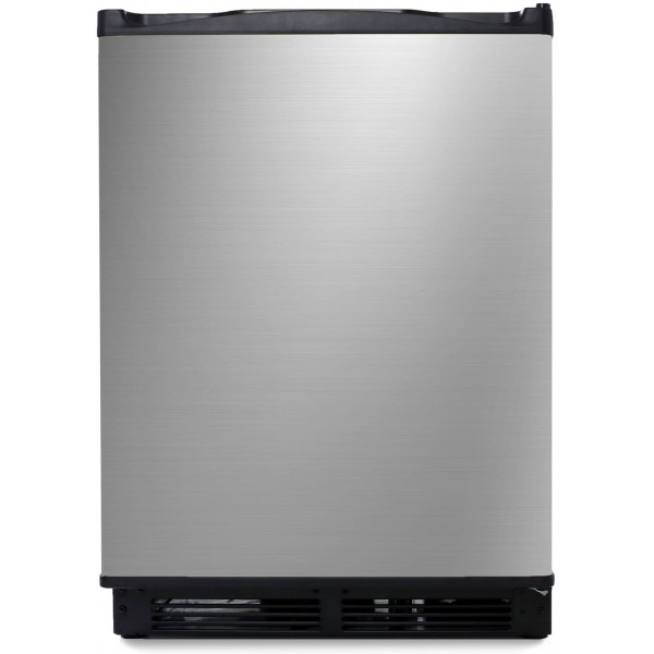 Maxximum 5.2-cu ft Built-In/Freestanding Mini Fridge (Stainless Steel with Black Cabinet) | MAXBC52SD 