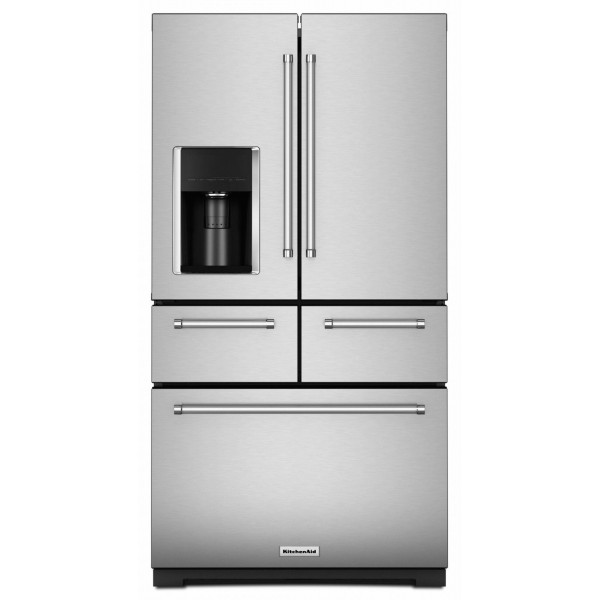 KitchenAid KRMF706ESS 25.8 Cu. ft. Multi-Door Refrigerator-Stainless Steel 