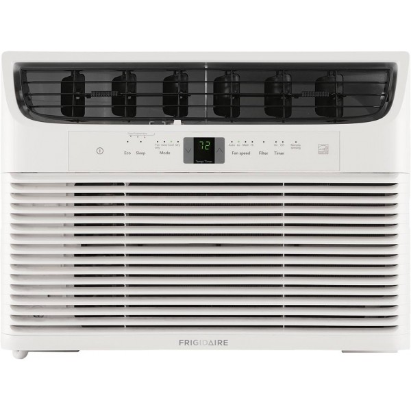 Frigidaire FFRE153WAE Window-Mounted Room Air Conditioner, 15,100 BTU with Energy Star Certified, Multi-Speed Fan, Sleep Mode, Programmable Timer 