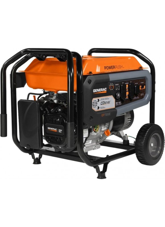 Generac GP7000E Portable Generator 7000W/8125W Electric Start 50 State Carb with 20 Foot Cord New 7720