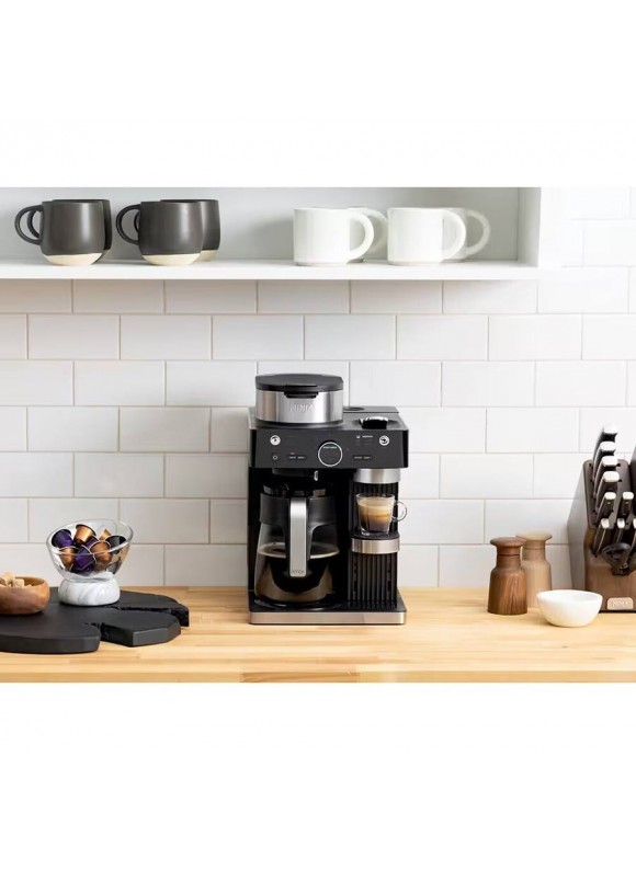 Ninja Espresso &amp; Coffee Barista System, Single-Serve Coffee &amp; Nespresso Capsule Compatible - CFN601 - Black