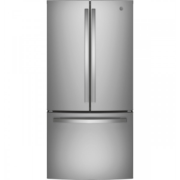 GE Energy Star 18.6 Cu. ft. Counter-depth French-Door Refrigerator Stainless Steel 