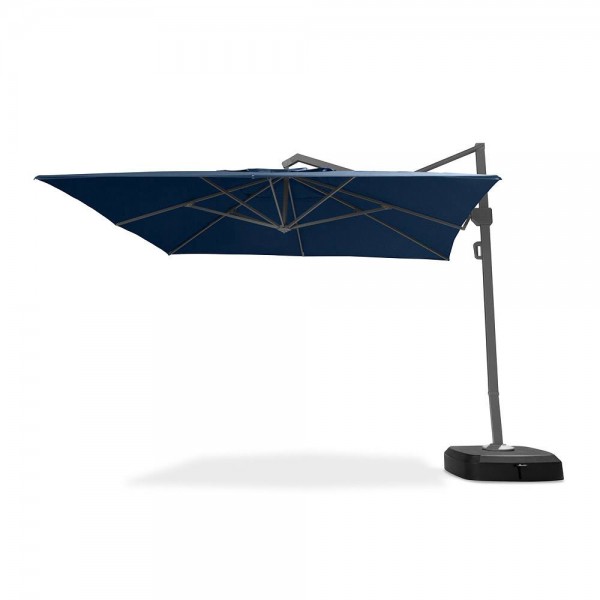 RST Brands Portofino Sling Aluminum Outdoor Commercial Umbrella in Laguna Blue 
