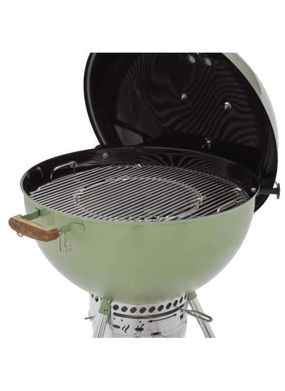 Weber 22 in. 70th Anniversary Kettle Charcoal Grill Green / Gray / Blue