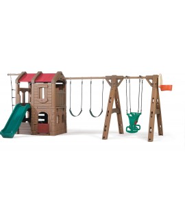 Step2 Naturally Playful Adventure Lodge Play Center with Glider 