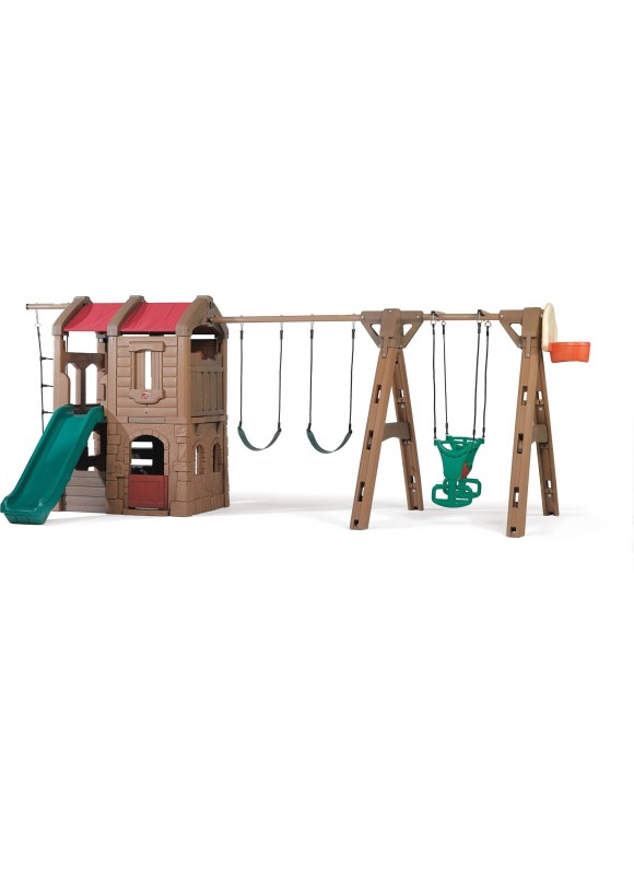 Step2 Naturally Playful Adventure Lodge Play Center with Glider