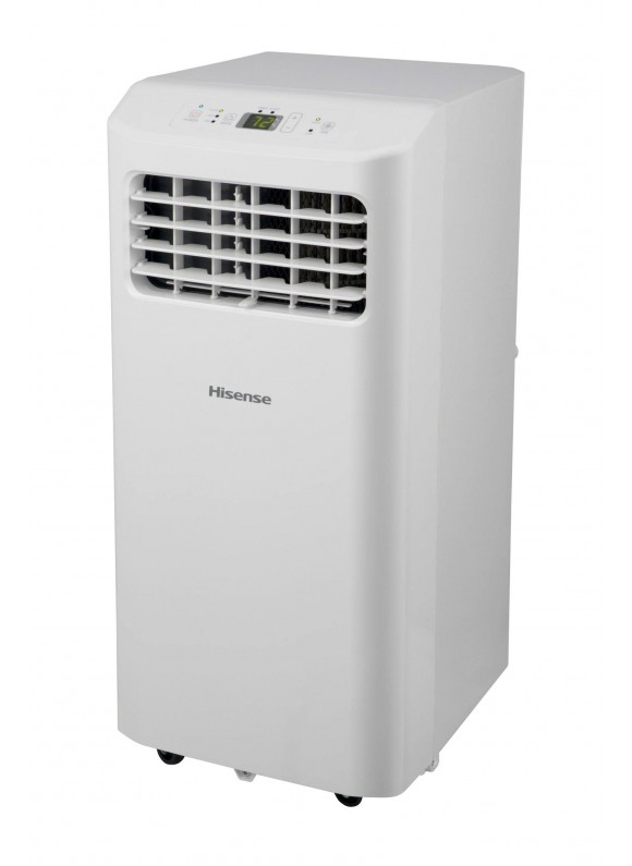 Hisense 5000-BTU Doe (7000-BTU Ashrae) 115-Volt White Vented Portable Air Conditioner AP0522CR1W.