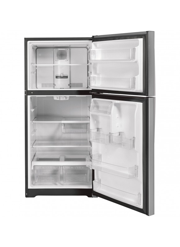 GE 21.9 Cu. ft. Stainless Top-freezer Refrigerator