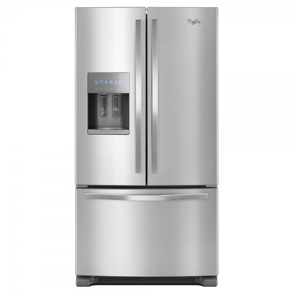 Whirlpool WRF555SDFZ 36-Inch Wide French Door Refrigerator - 25 Cu. ft. Stainless Steel 